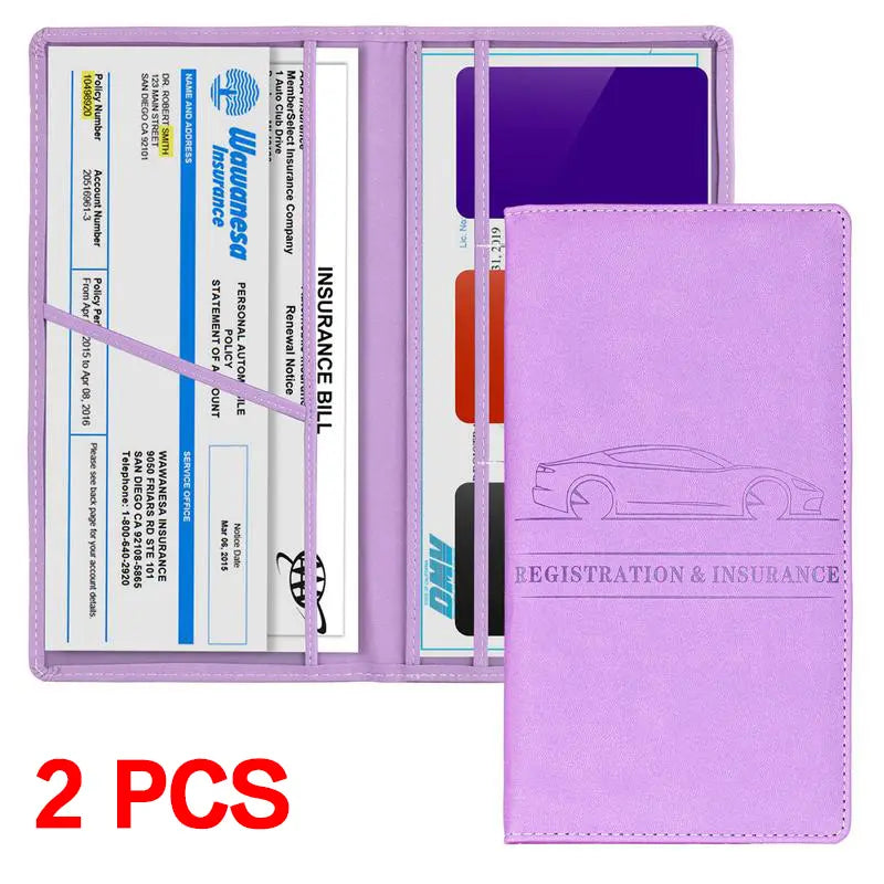 Car Document Card Holder
