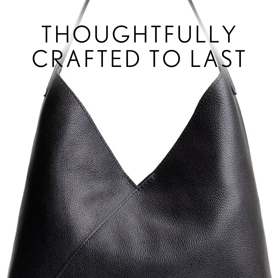 Naomi Full Grain Leather Shoulder Bag