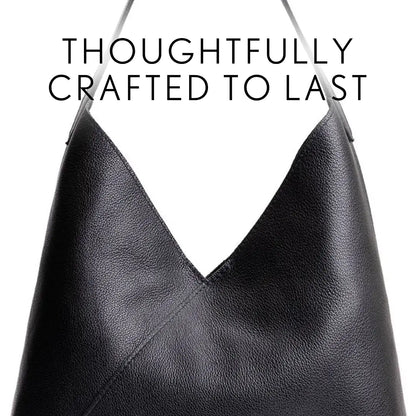 Naomi Full Grain Leather Shoulder Bag