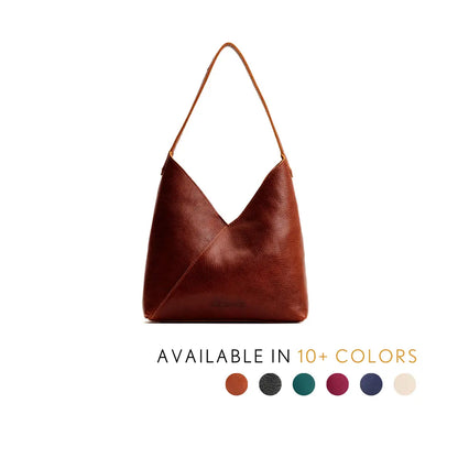 Naomi Full Grain Leather Shoulder Bag