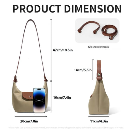 Minimalist Crescent Shoulder Bag