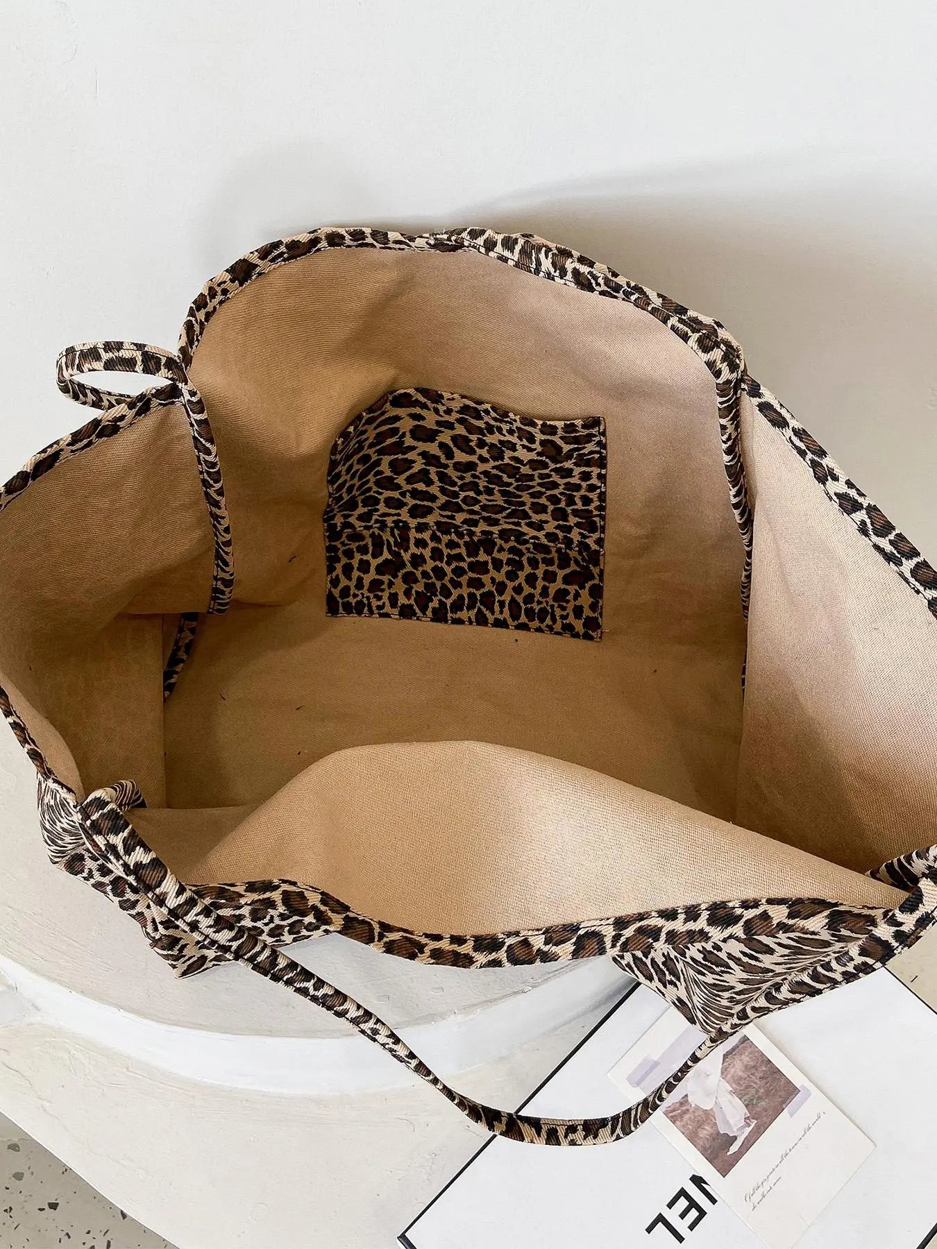 Leopard Print Tote Bag for Women