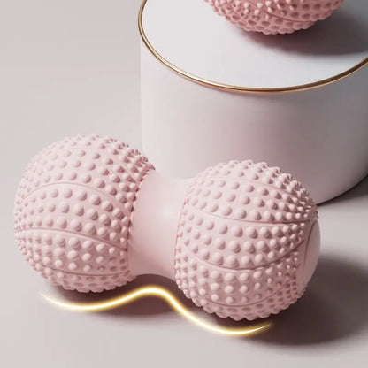 Deep Tissue Massage Roller Stick with Dual Tennis Balls