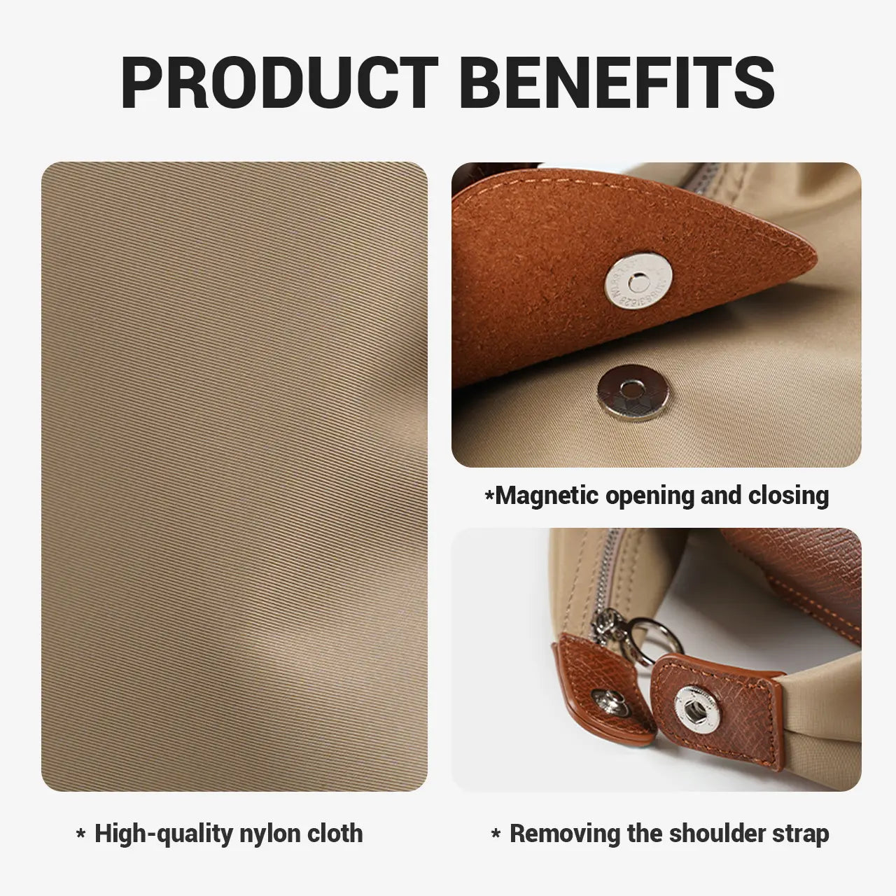 Minimalist Crescent Shoulder Bag