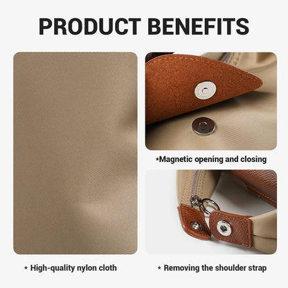 Minimalist Crescent Shoulder Bag