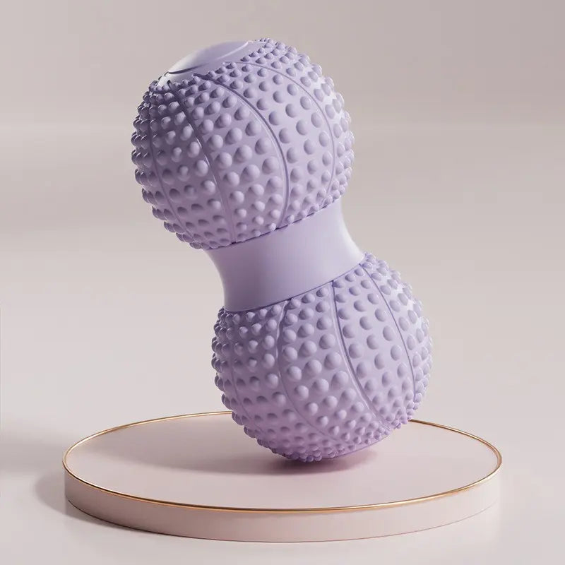 Deep Tissue Massage Roller Stick with Dual Tennis Balls