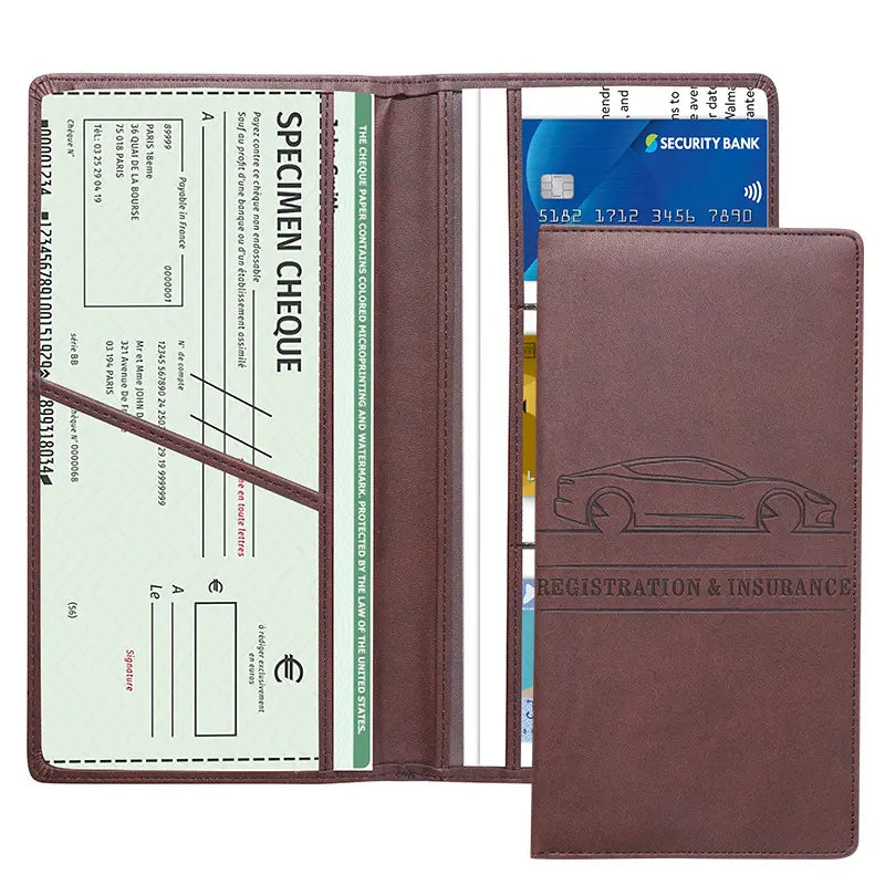 Car Document Card Holder
