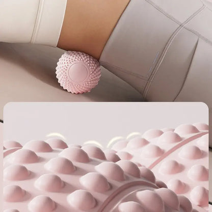 Deep Tissue Massage Roller Stick with Dual Tennis Balls