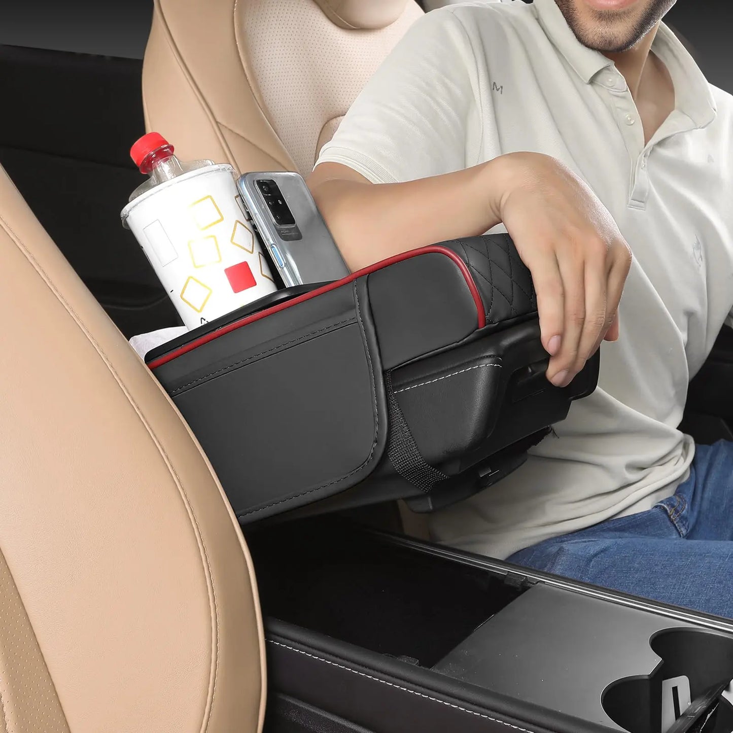 Car Armrest Cushion Cover