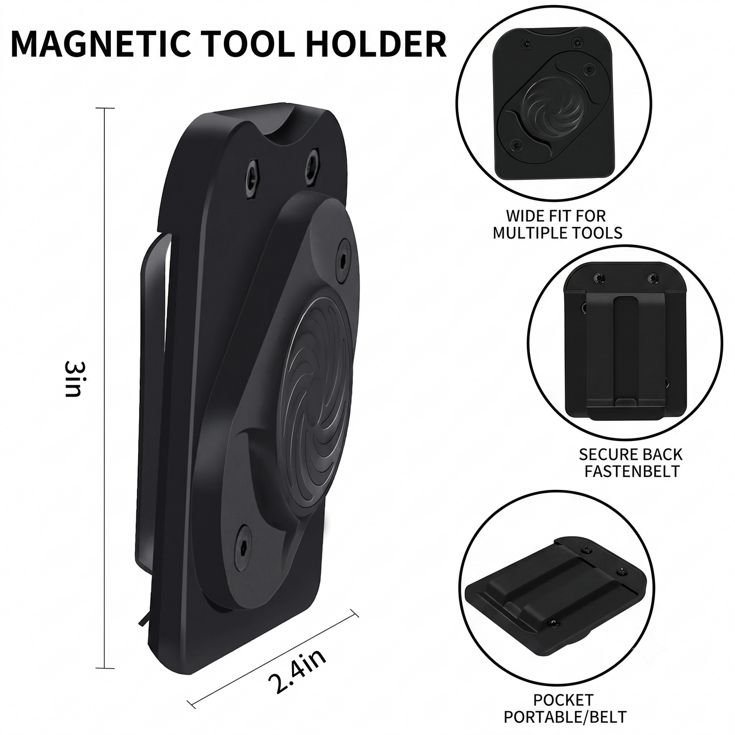 Magnetic Tool Holder Clip