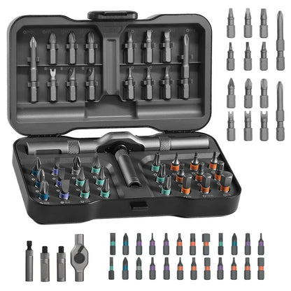 Magnetic Screwdriver Set | 24-in-1 Ratchet Tool Kit