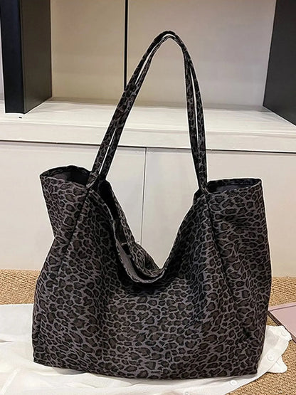 Leopard Print Tote Bag for Women
