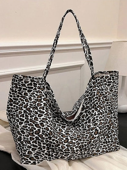 Leopard Print Tote Bag for Women