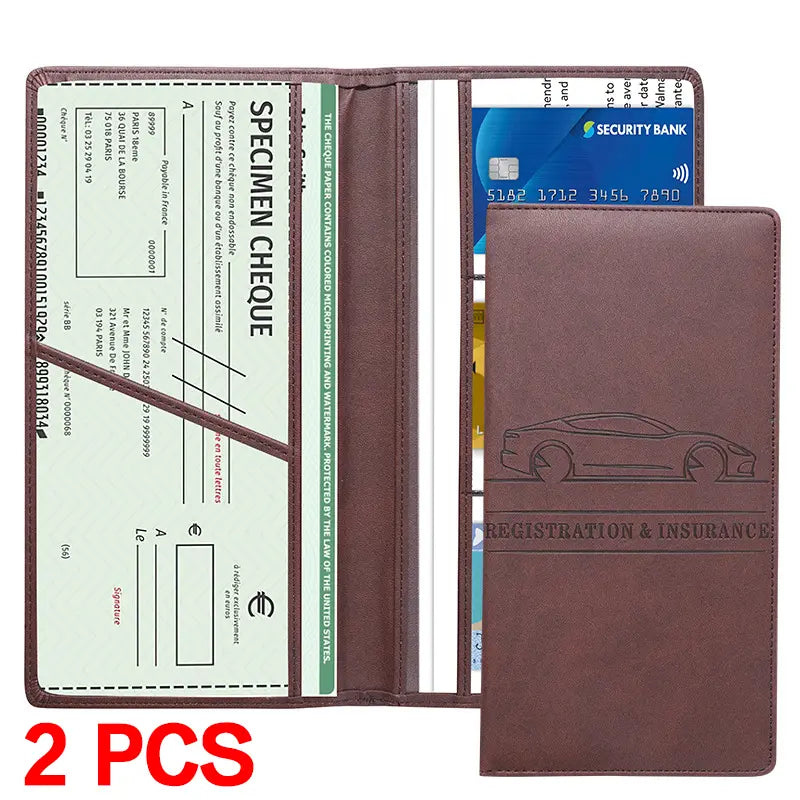 Car Document Card Holder