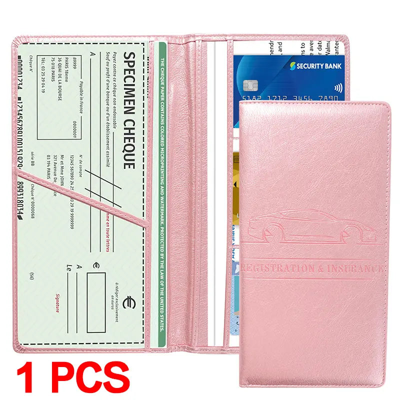 Car Document Card Holder