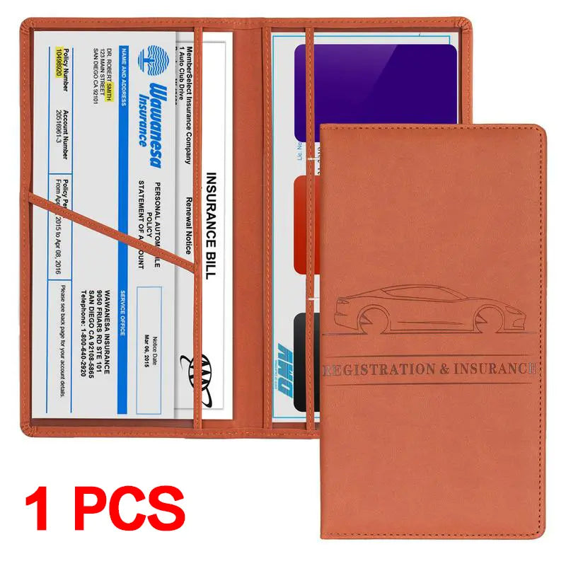 Car Document Card Holder