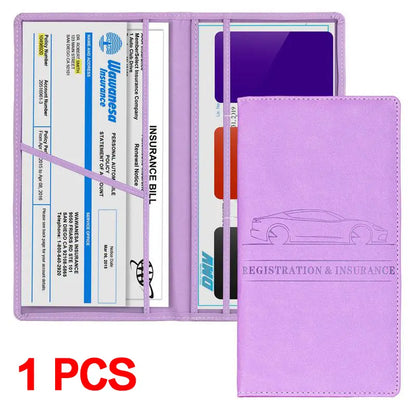 Car Document Card Holder
