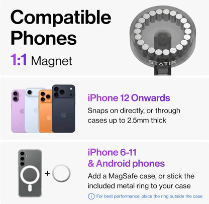 HyperMount Magnetic Phone Car Mount | NanoSuction 360°