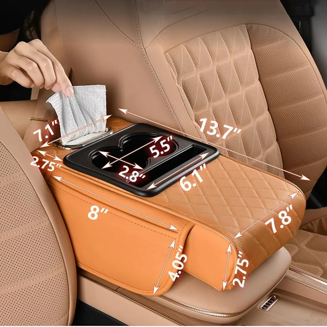 Car Armrest Cushion Cover