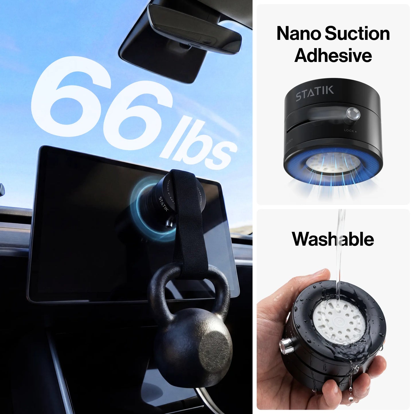 HyperMount Magnetic Phone Car Mount | NanoSuction 360°